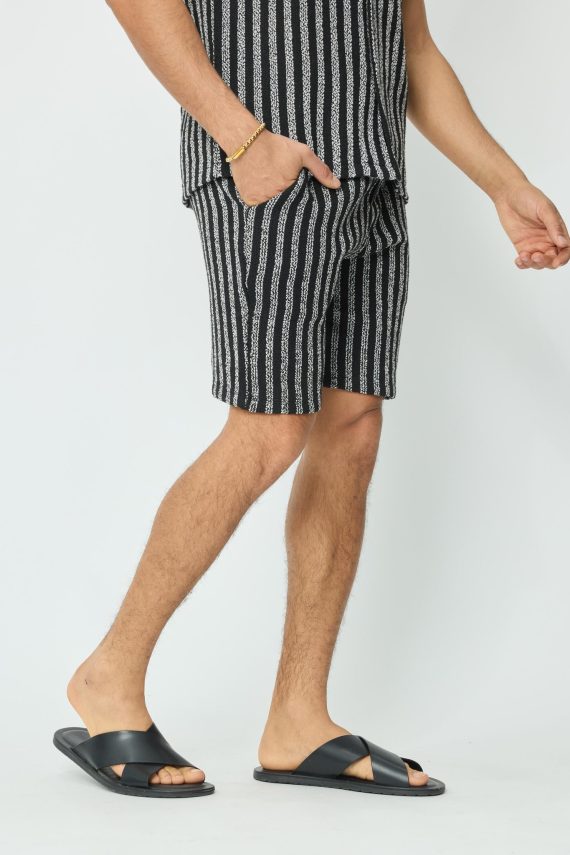 Gestreepte korte broek