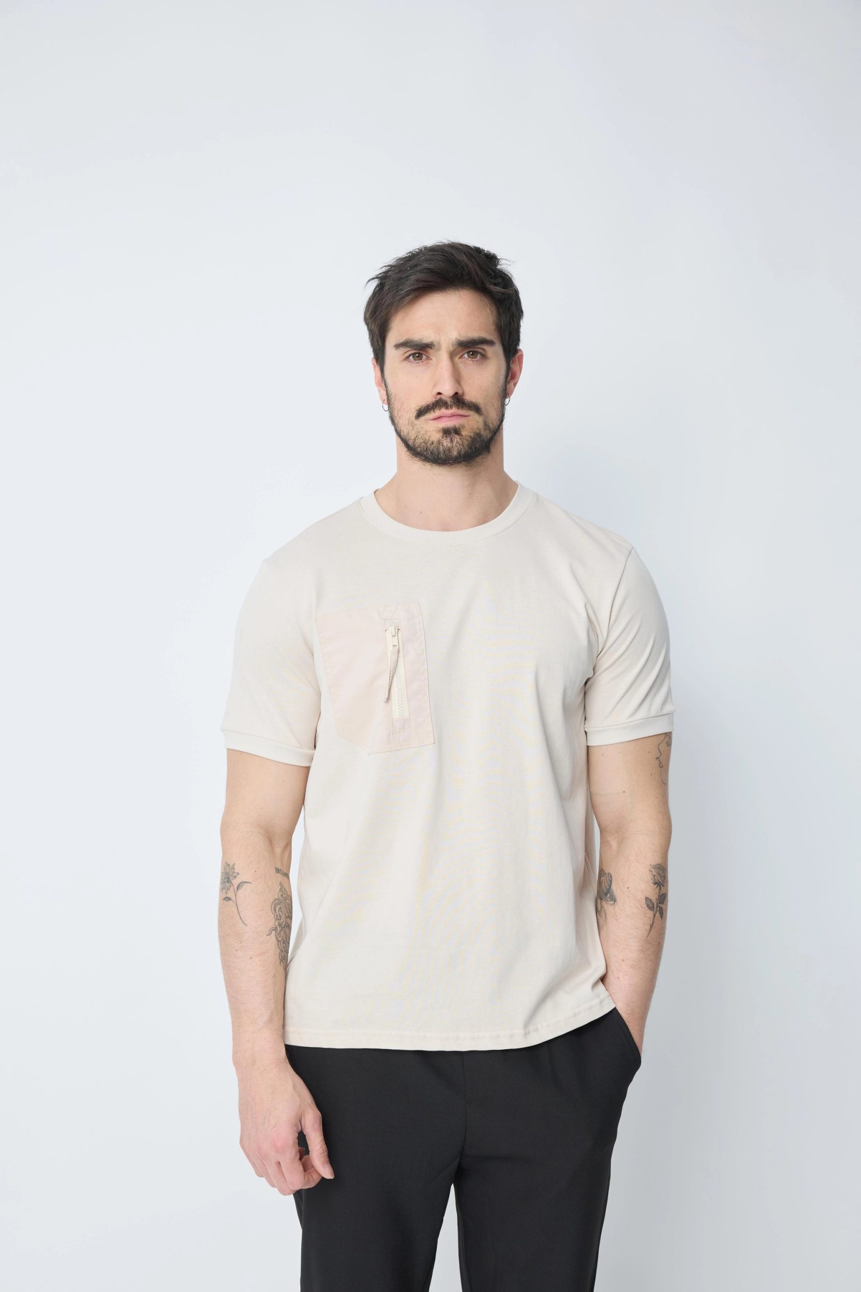 T-shirt uni - Afbeelding 3