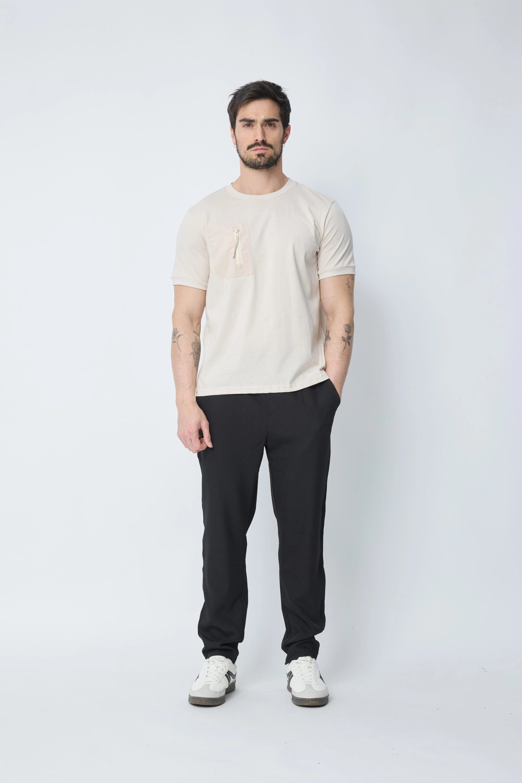 T-shirt uni - Afbeelding 2