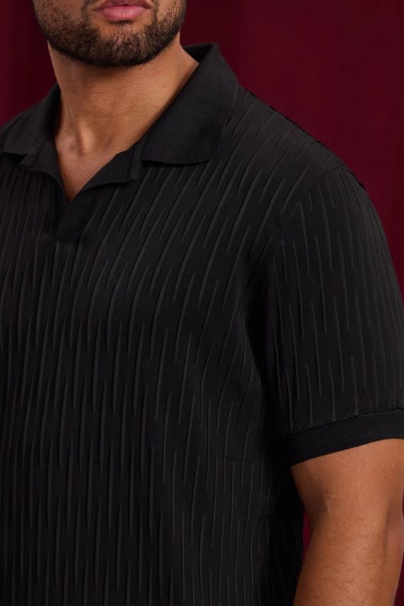 Effen poloshirt met korte mouwen