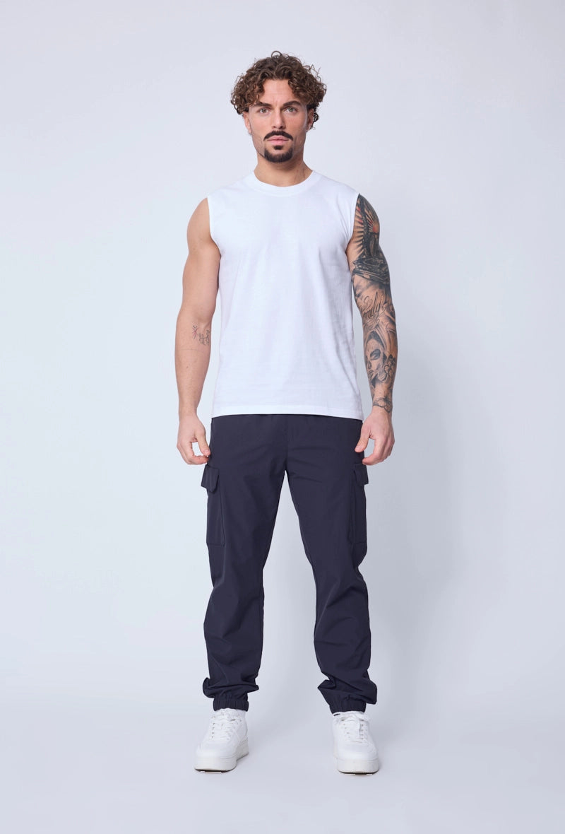 T-shirt débardeur uni pour homme - Afbeelding 24