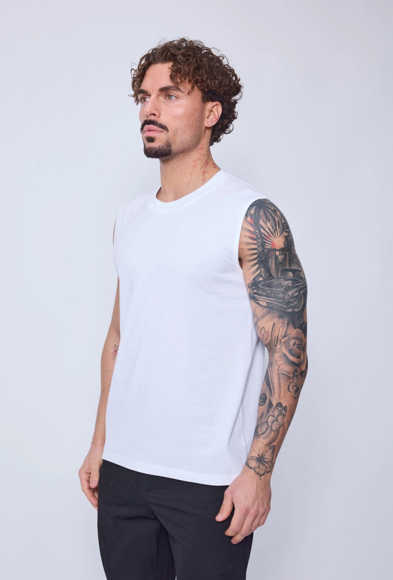 T-shirt débardeur uni pour homme - Afbeelding 19