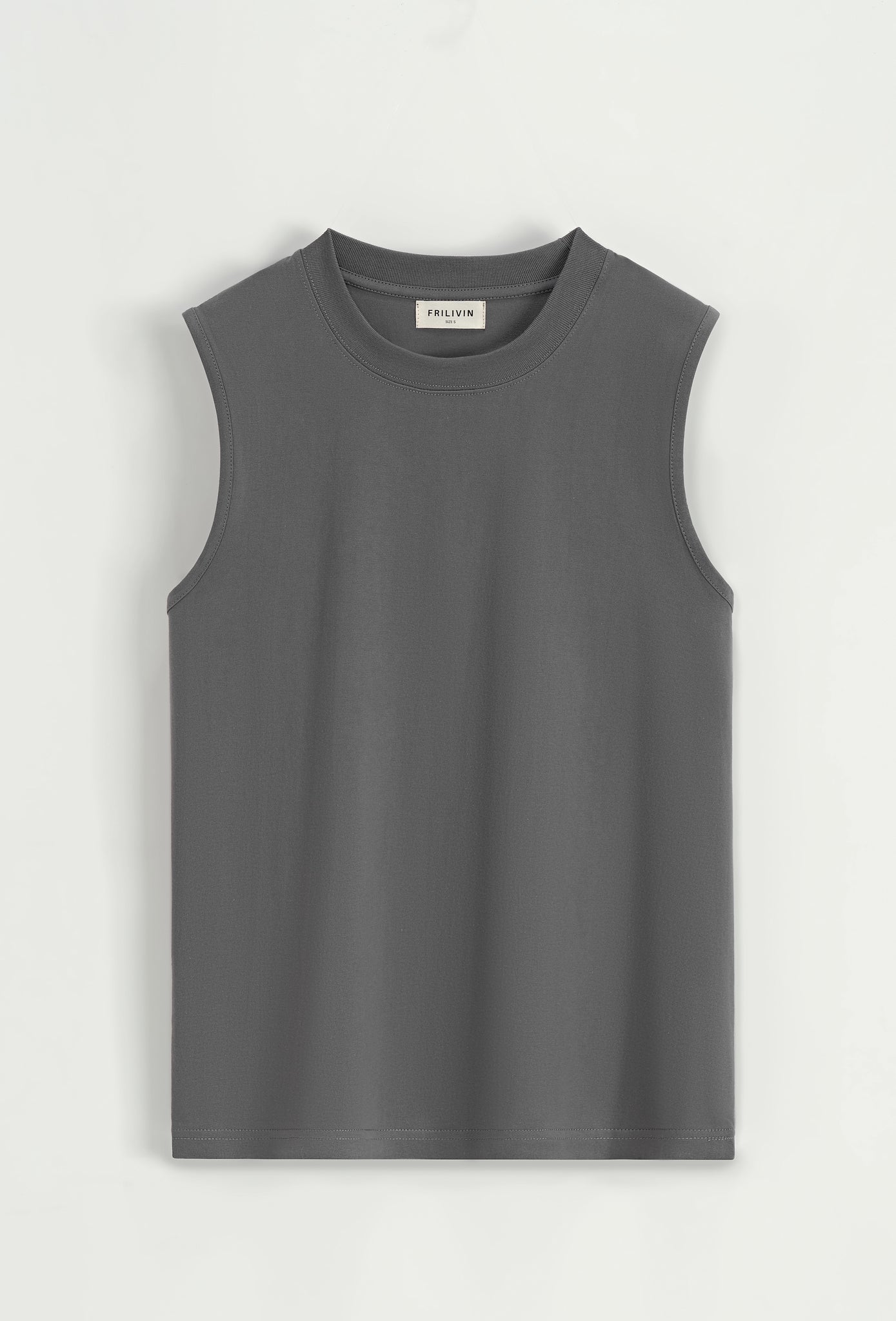 T-shirt débardeur uni pour homme - Afbeelding 7