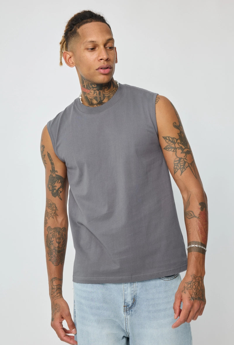 T-shirt débardeur uni pour homme - Afbeelding 12