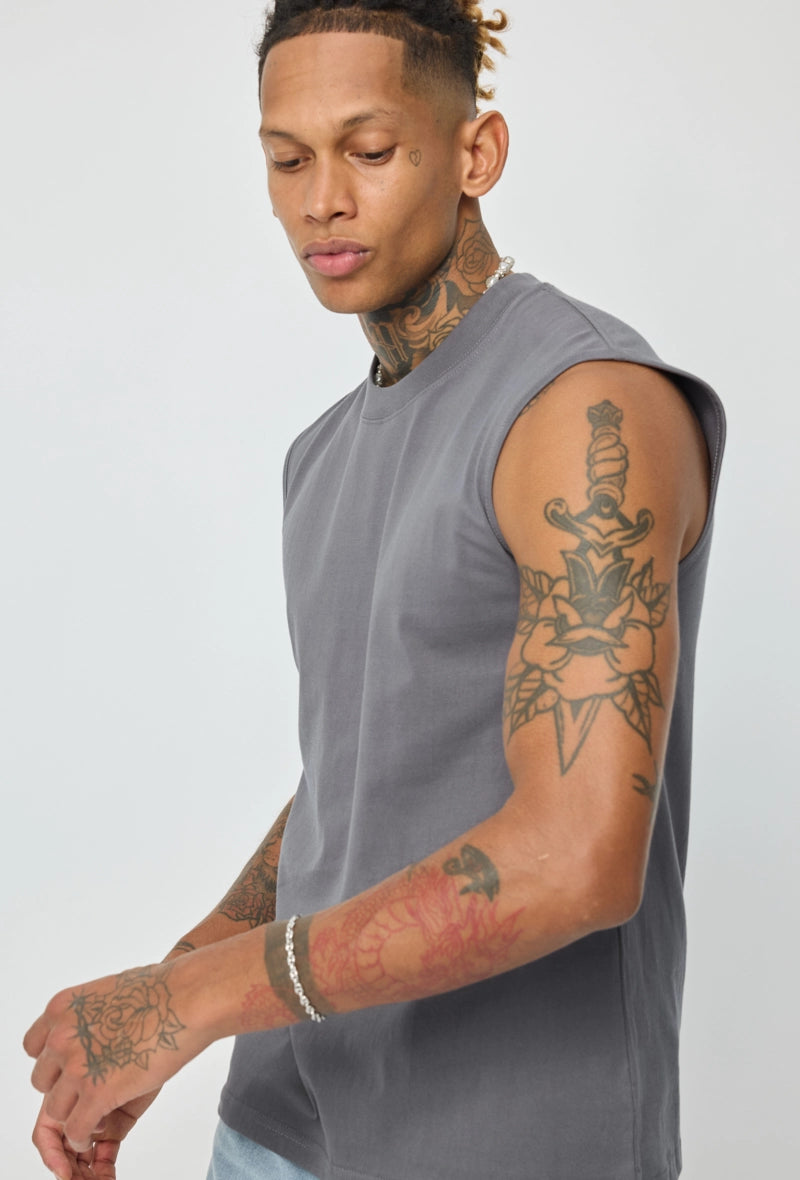 T-shirt débardeur uni pour homme - Afbeelding 26