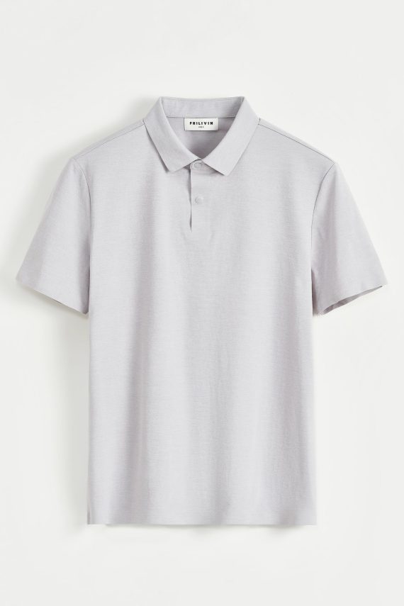 Effen poloshirt met korte mouwen