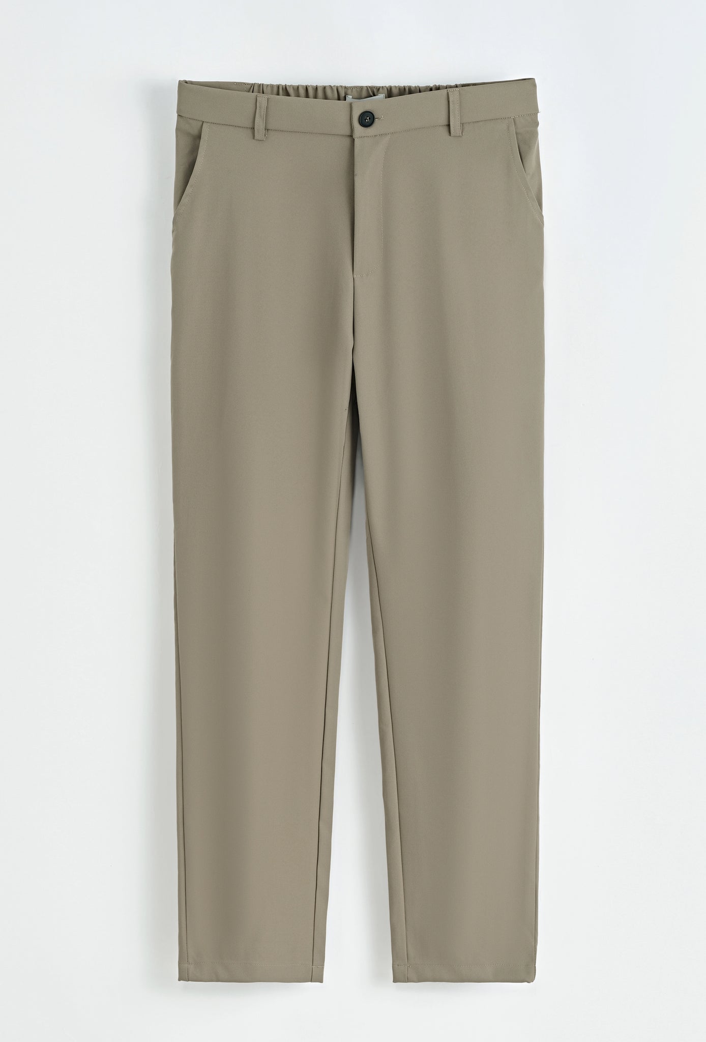 Pantalon uni coupe normale - Afbeelding 2