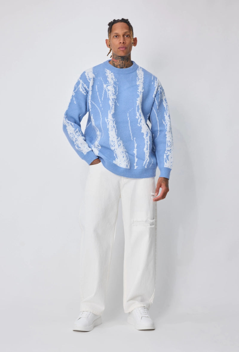 Broek met linneneffect