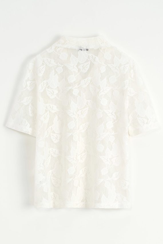 Overhemd met bloemenprint