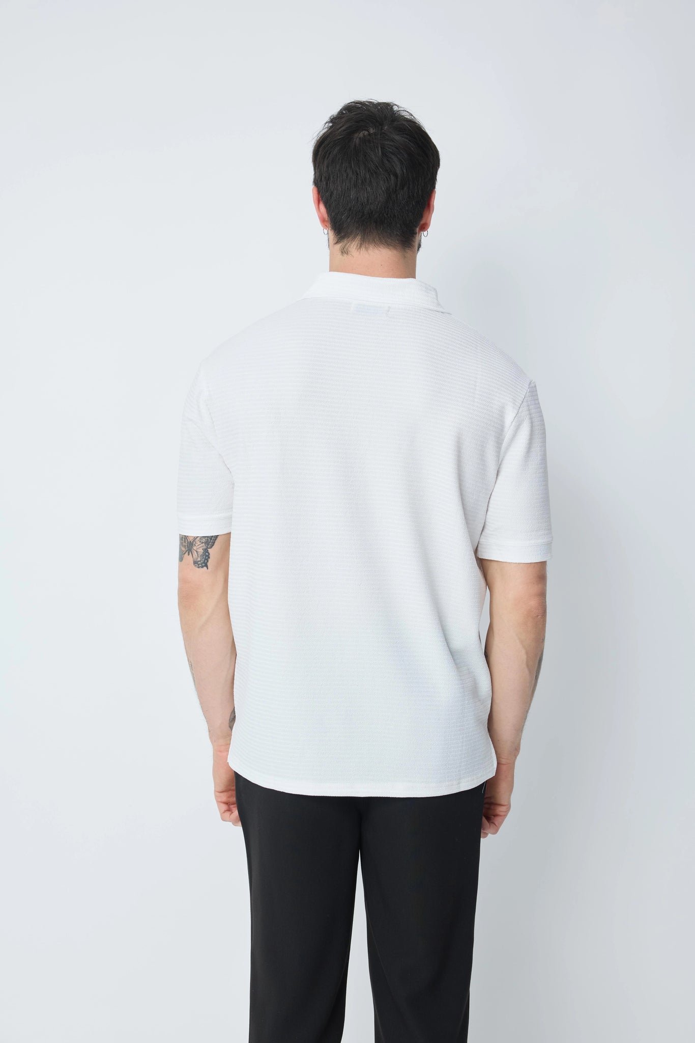 Effen poloshirt met korte mouwen - Afbeelding 3