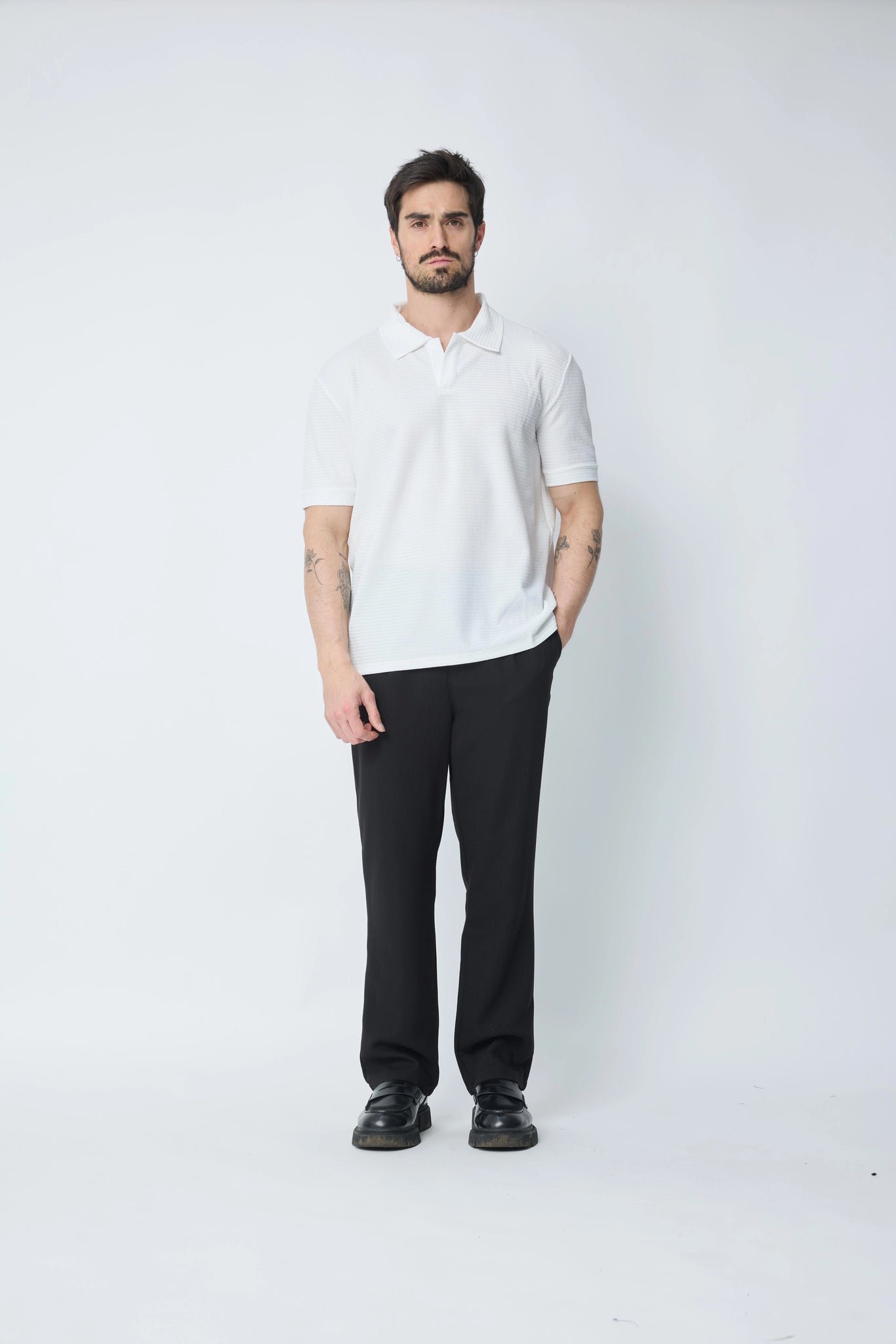 Effen poloshirt met korte mouwen - Afbeelding 2