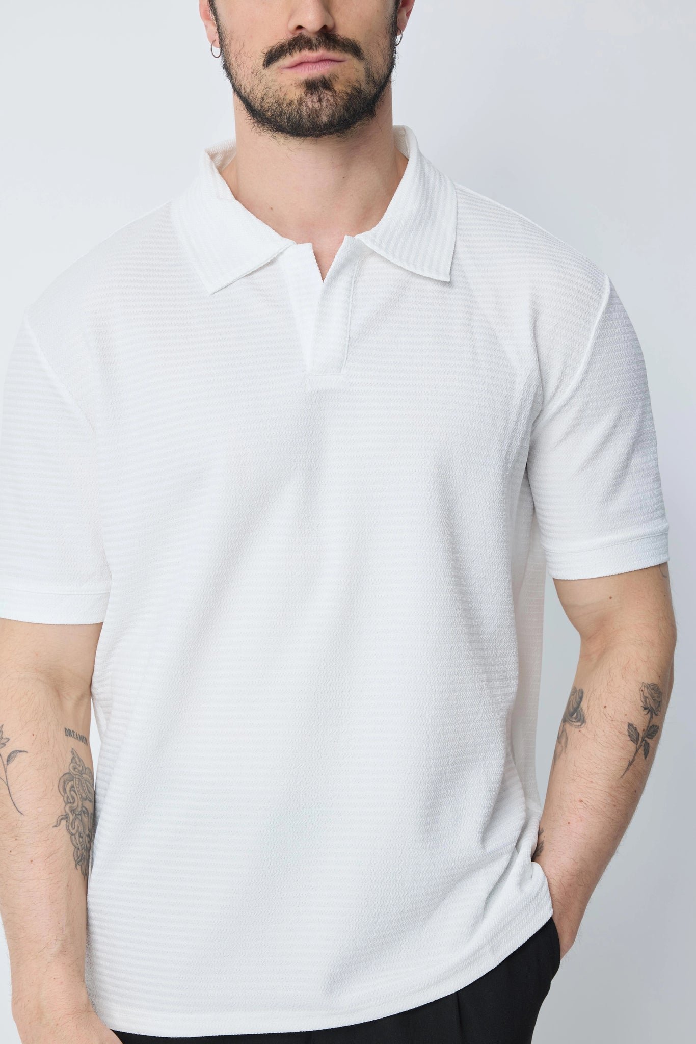 Effen poloshirt met korte mouwen - Afbeelding 4
