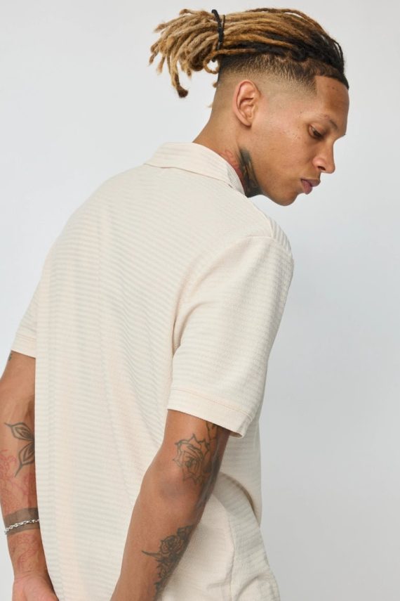 Effen poloshirt met korte mouwen