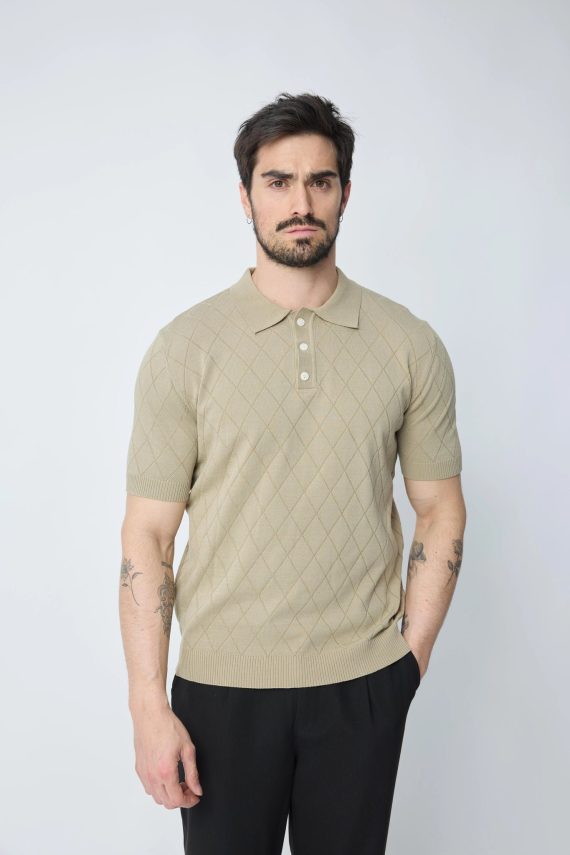 Poloshirt met patroon