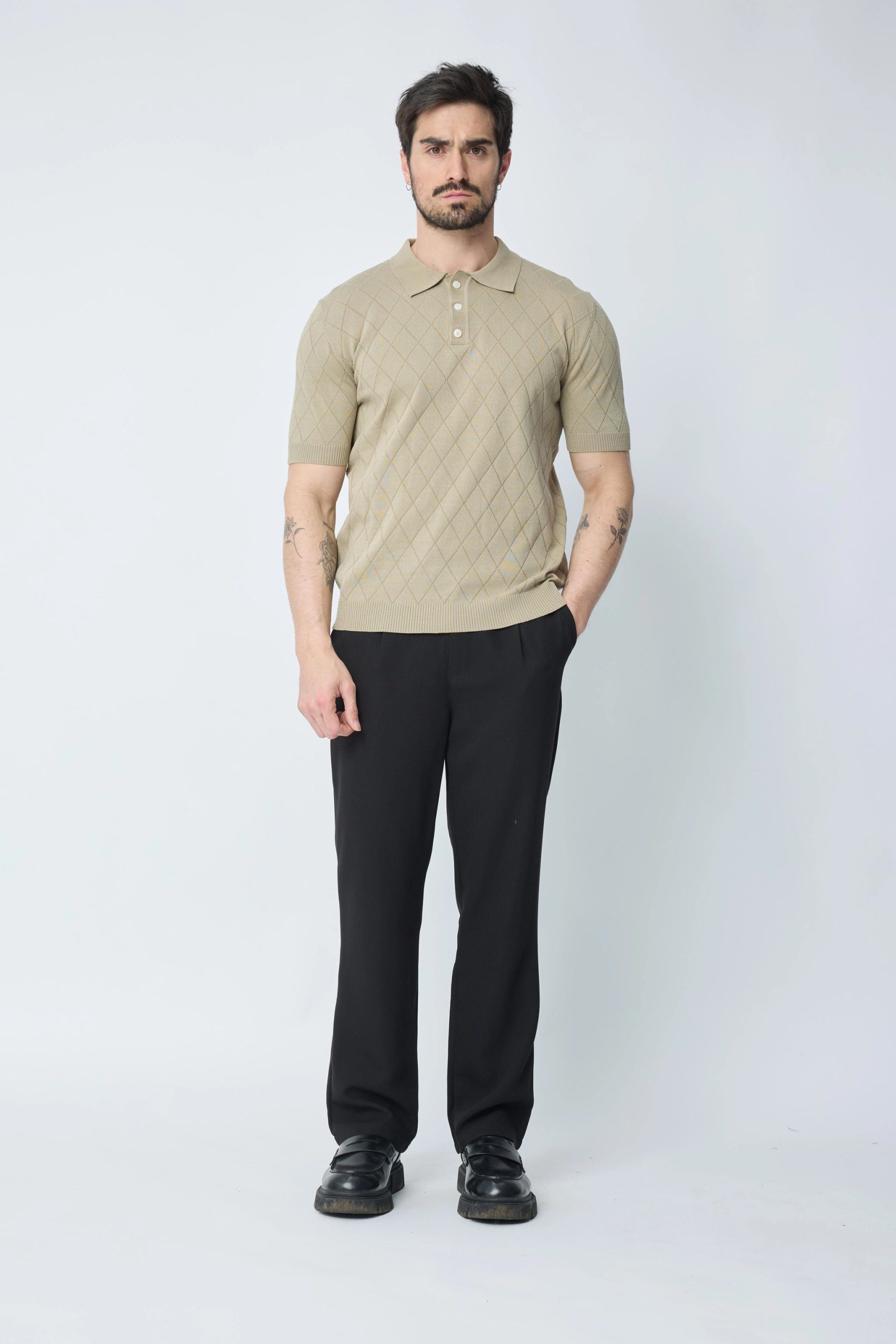 Poloshirt met patroon - Afbeelding 2