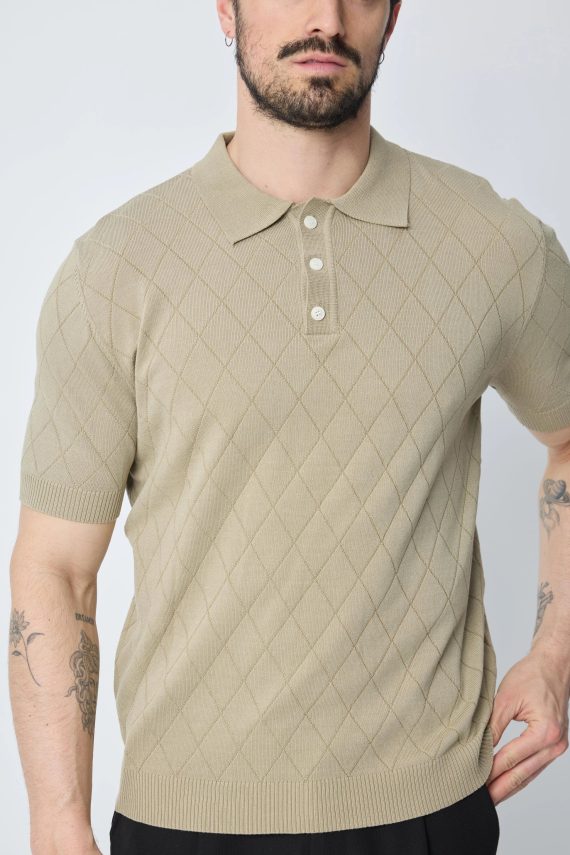 Poloshirt met patroon