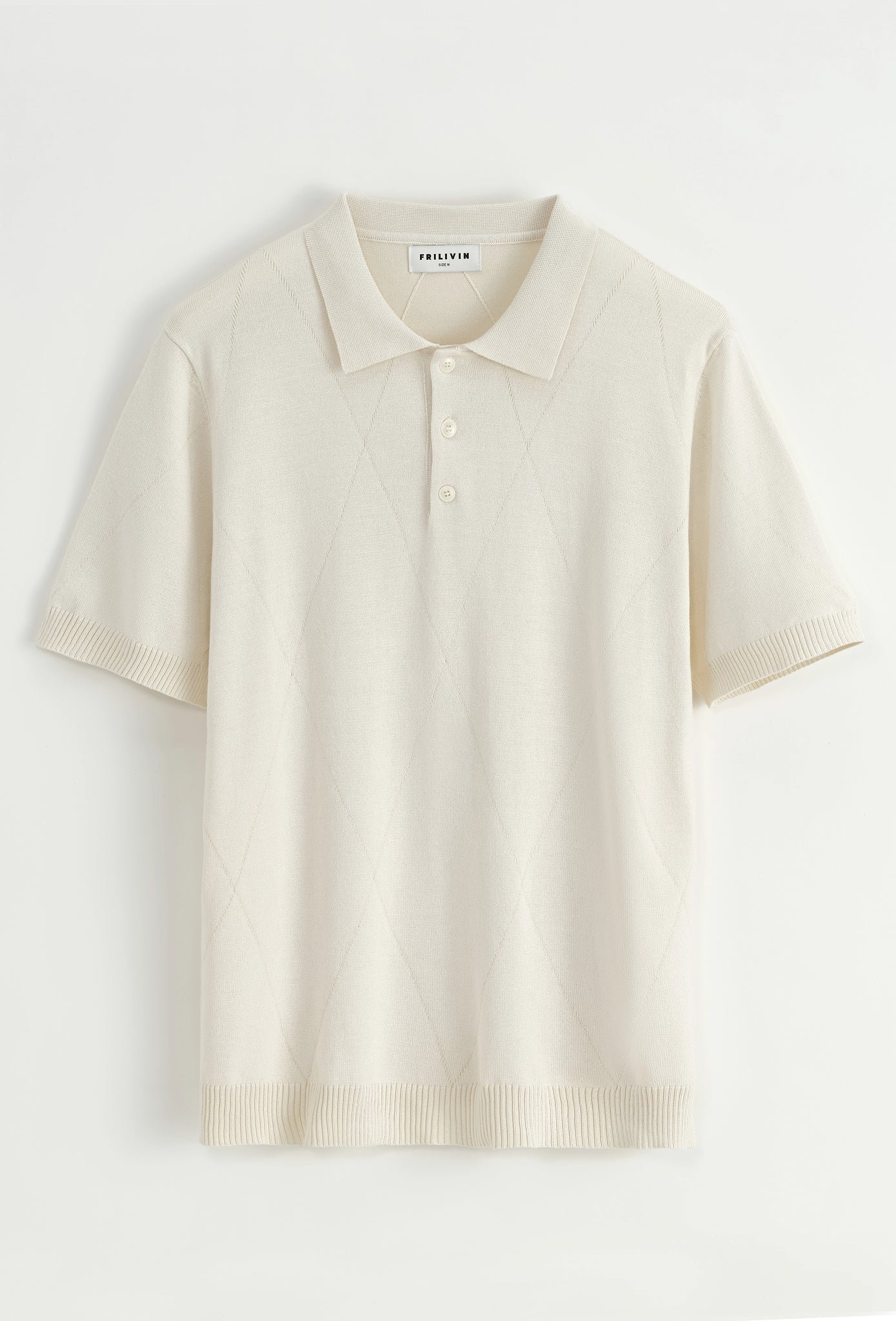 Effen poloshirt met korte mouwen