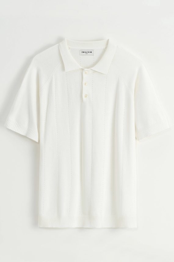 Effen poloshirt met korte mouwen