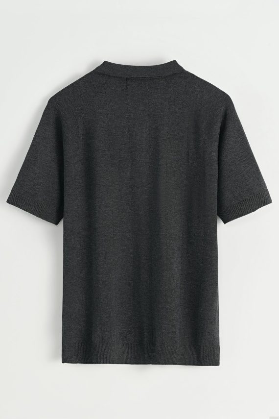 Effen poloshirt met korte mouwen