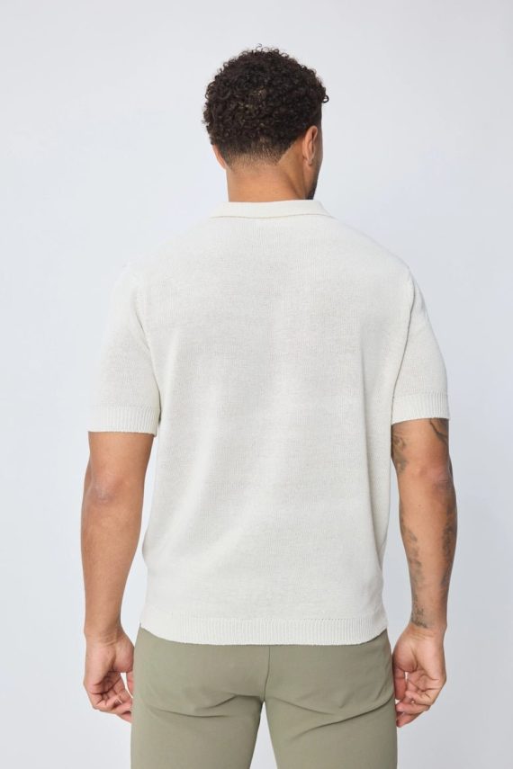 Effen poloshirt met korte mouwen