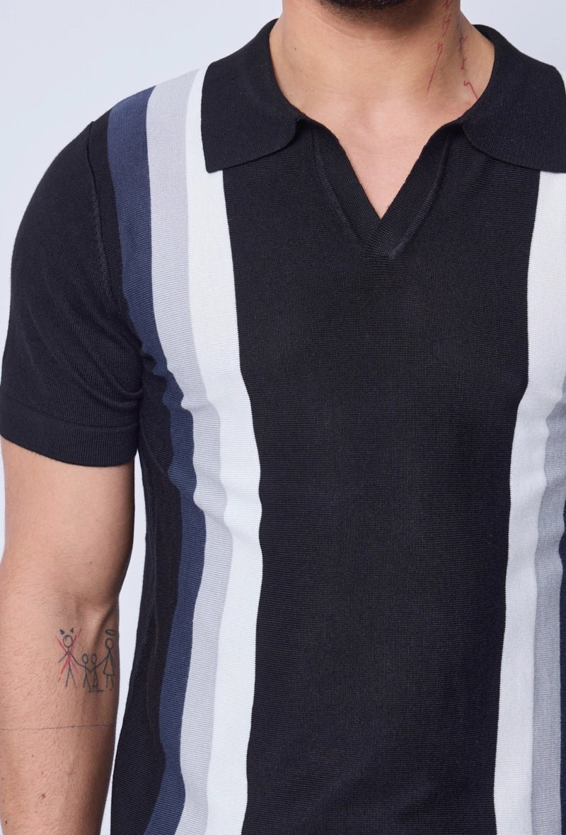 Gestreept poloshirt aan de zijkant - Afbeelding 5