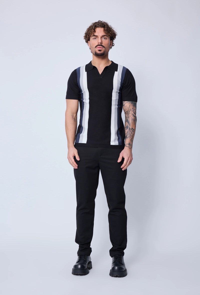 Gestreept poloshirt aan de zijkant - Afbeelding 2