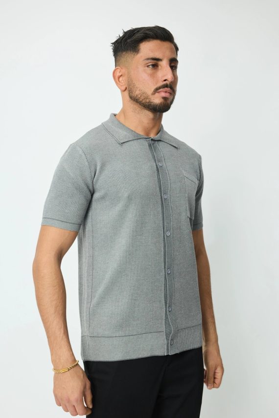 Poloshirt met gestreept detail