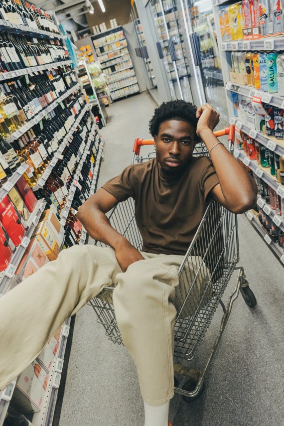 Eenvoudig effen t-shirt