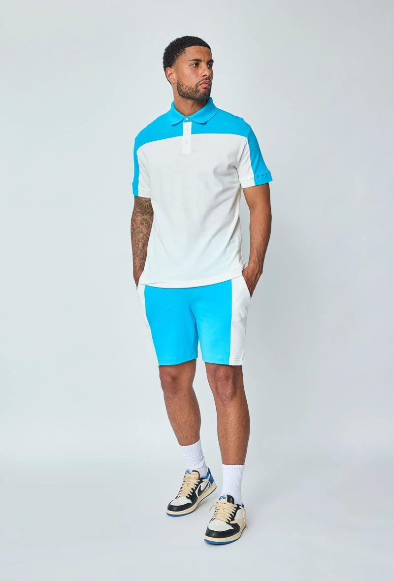 Gestreepte katoenen joggingshort