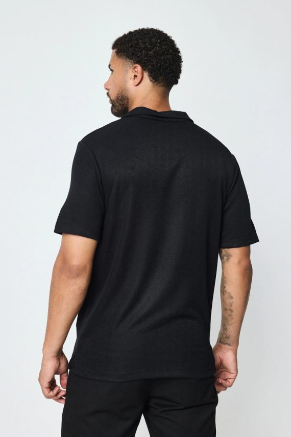 Effen poloshirt met korte mouwen