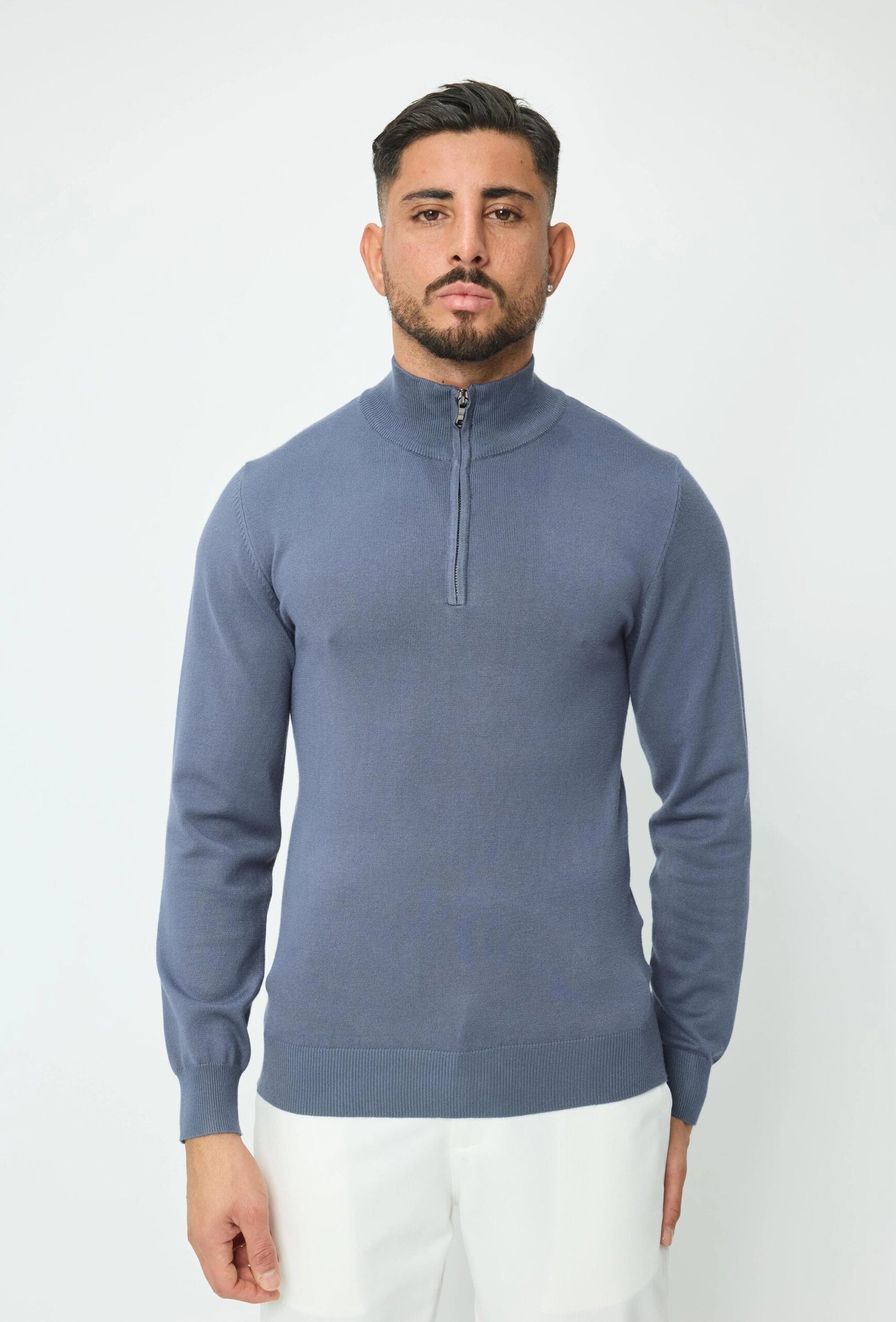 Zwarte gebreide trui - Afbeelding 2