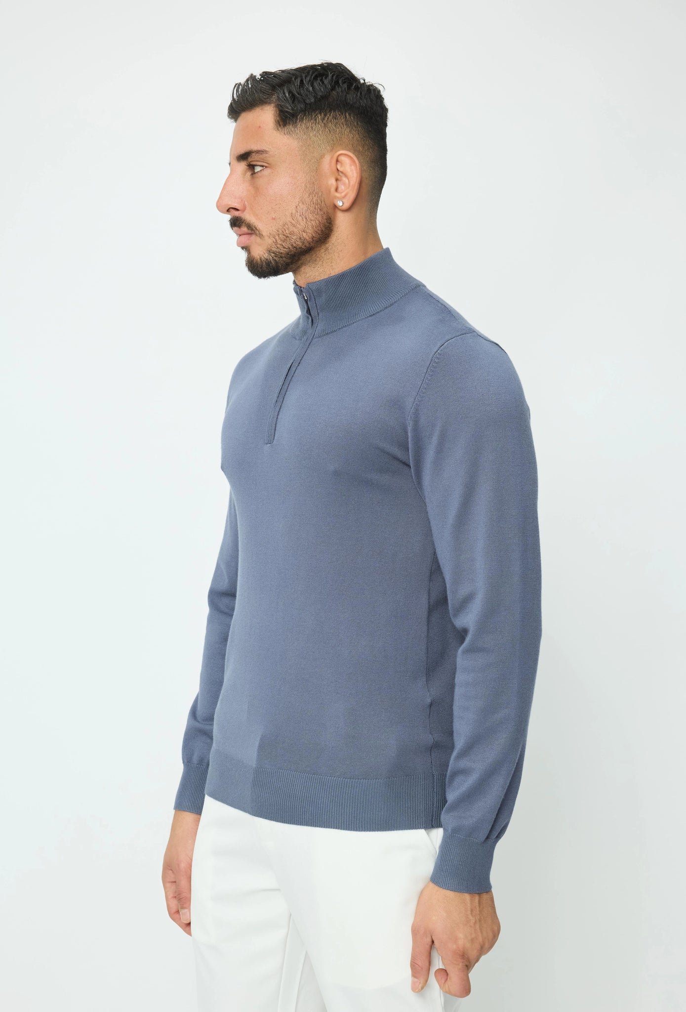 Zwarte gebreide trui - Afbeelding 3