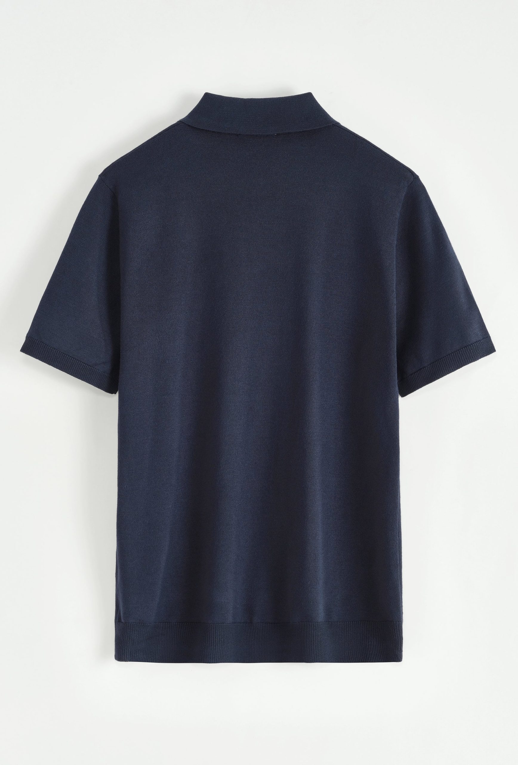 Polo boutonné manches courtes uni en maille - Afbeelding 3