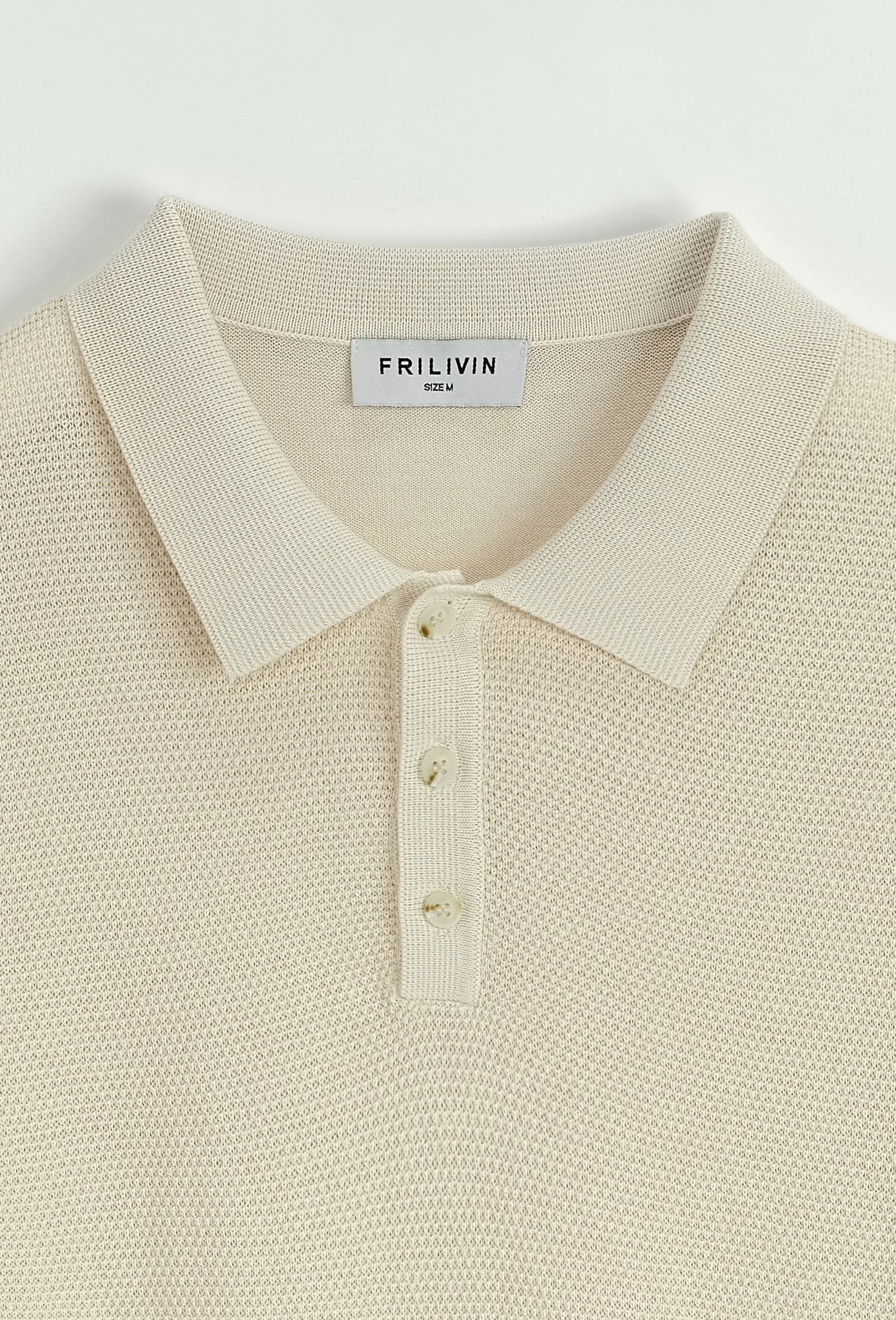 Trui met overhemdhals en knopen - Afbeelding 2