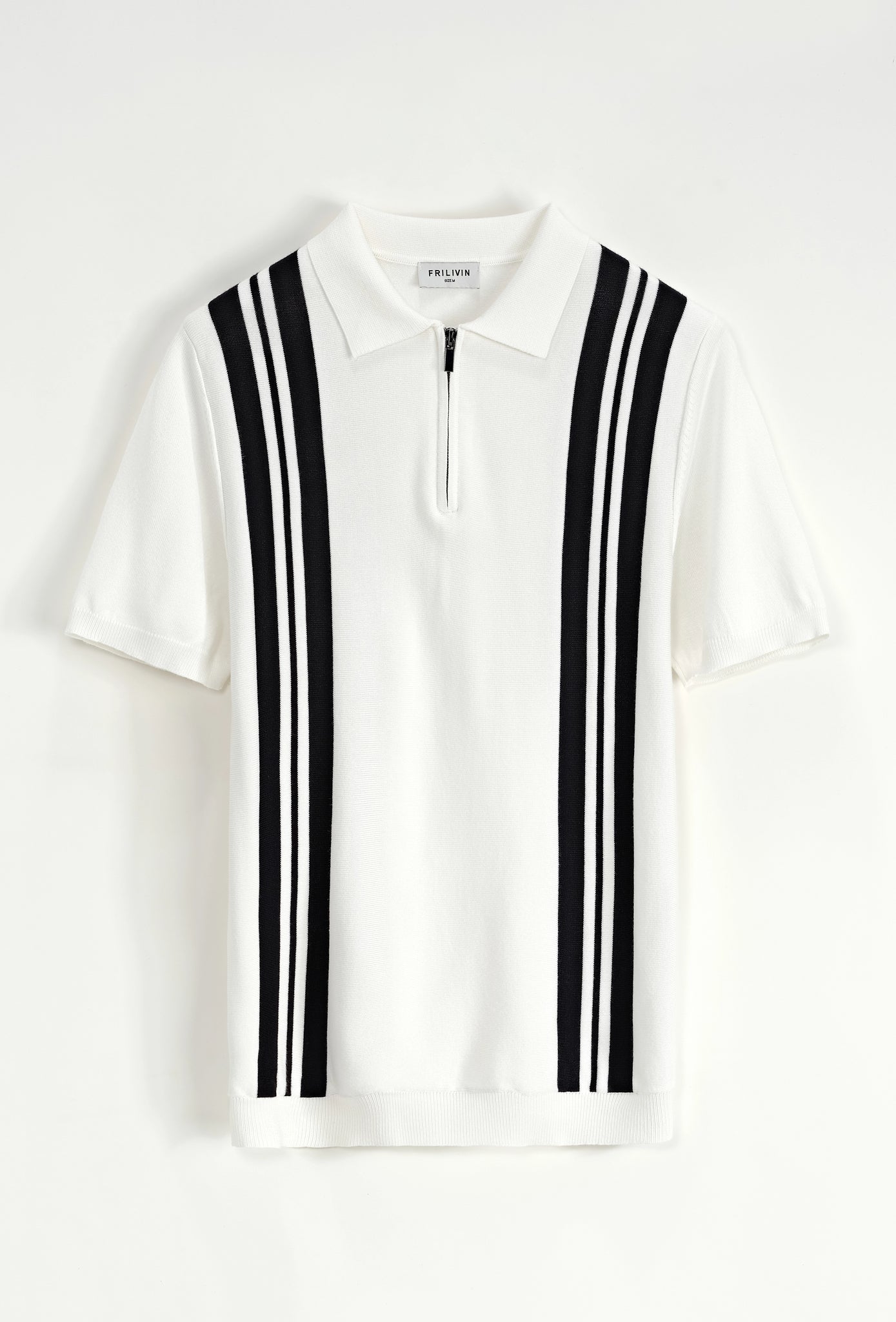 Poloshirt met zijstrepen - Afbeelding 3