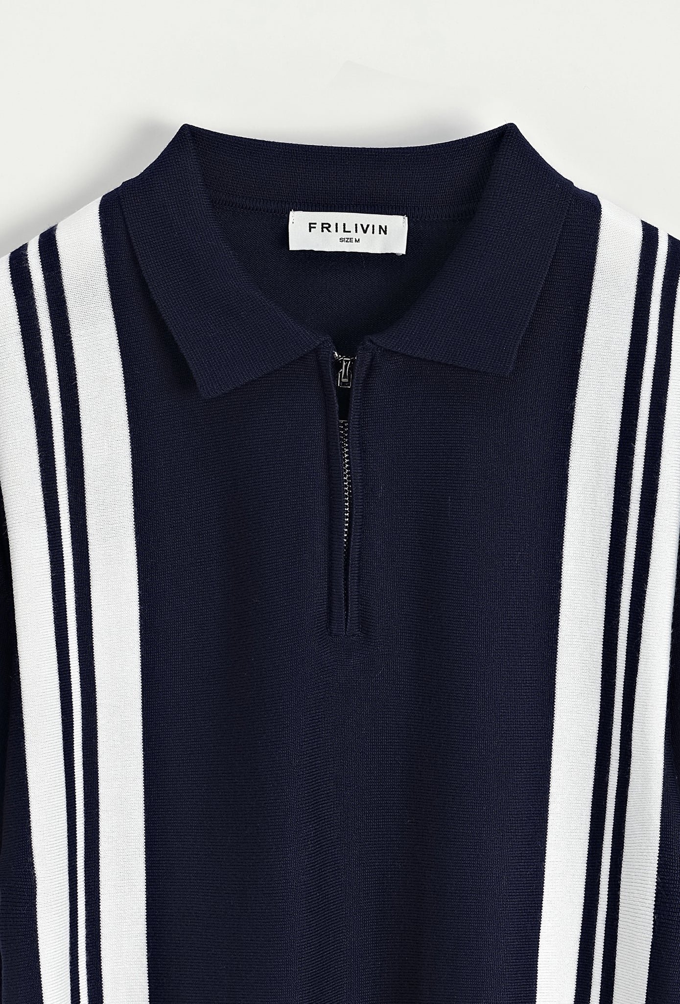 Gestreept poloshirt aan de zijkant - Afbeelding 2