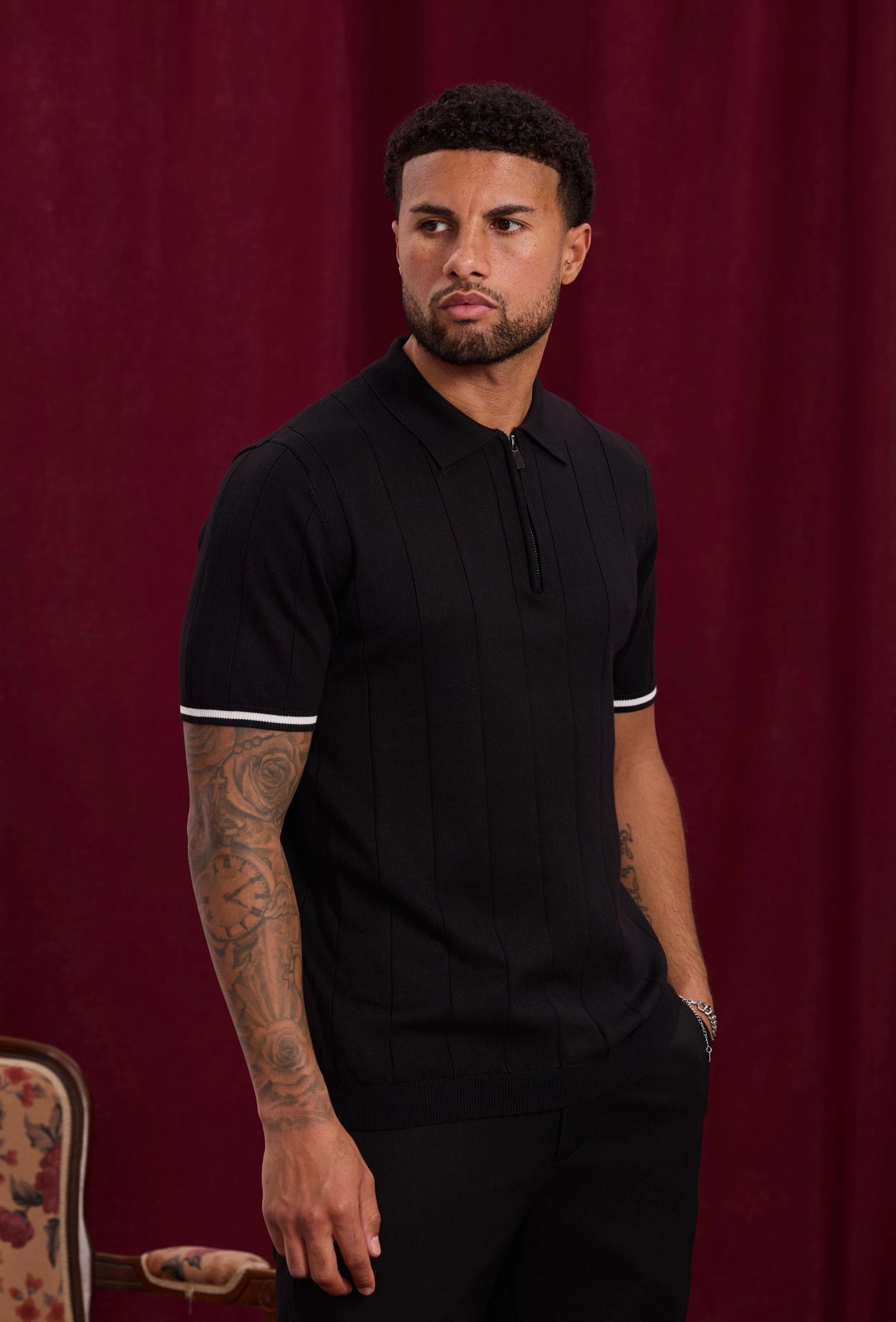 Trui met rits en kraag - Afbeelding 3