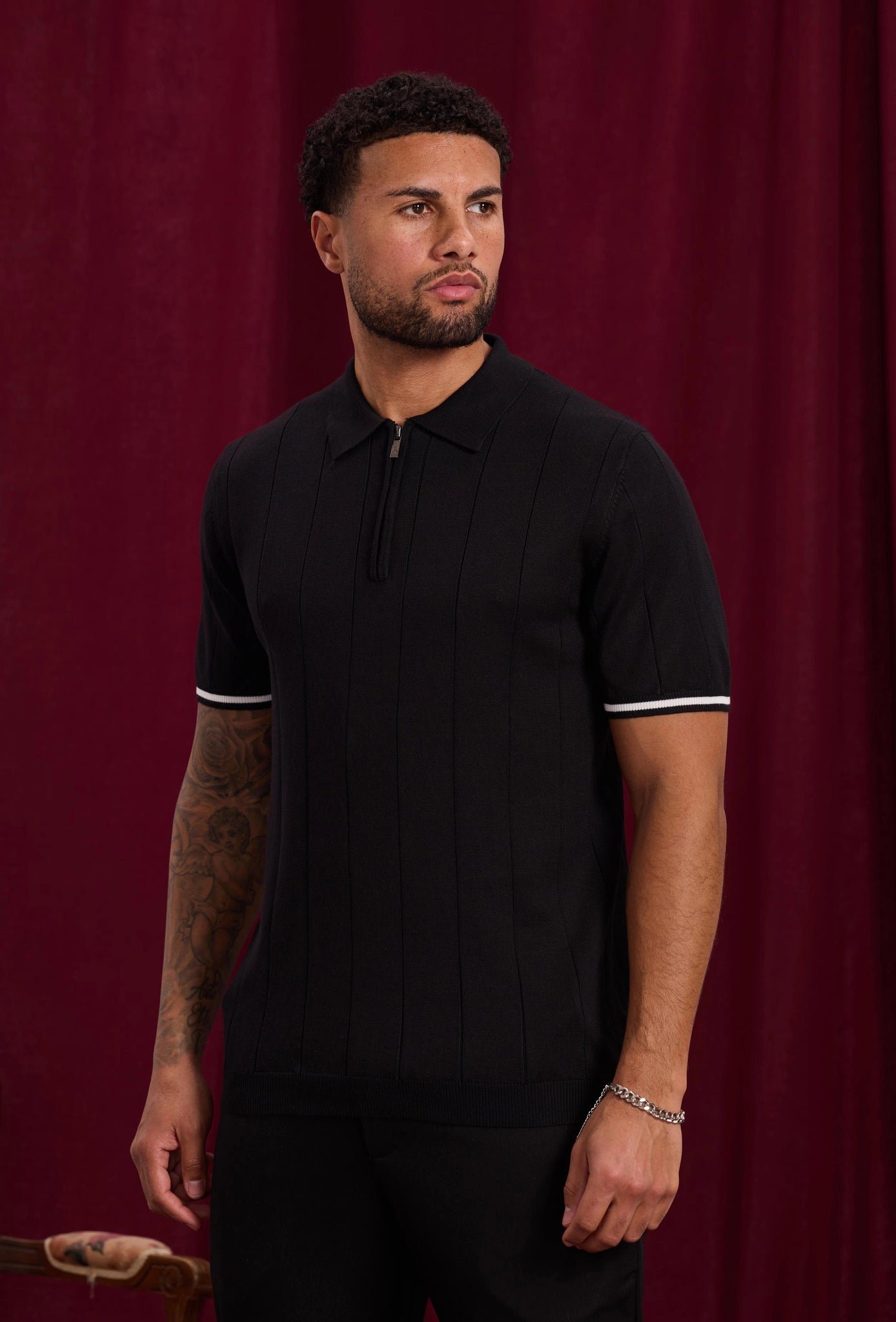 Trui met rits en kraag - Afbeelding 2