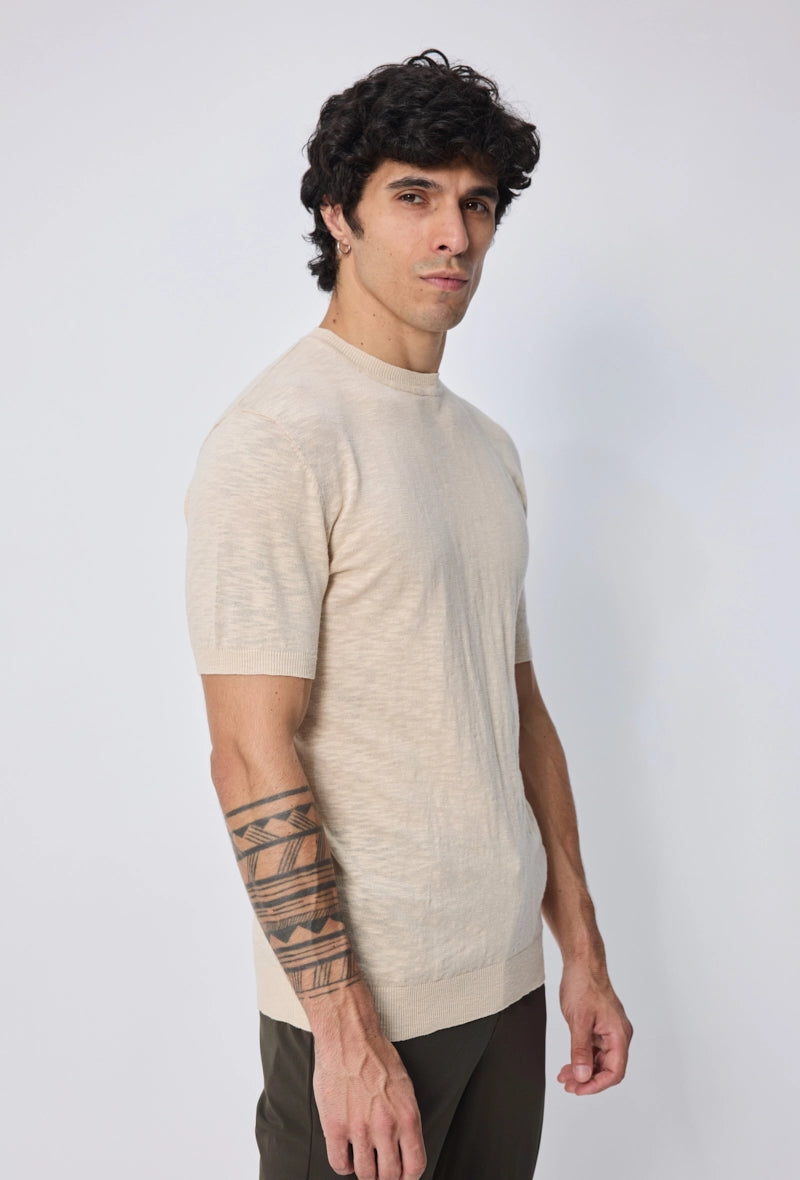 T-shirt uni - Afbeelding 2