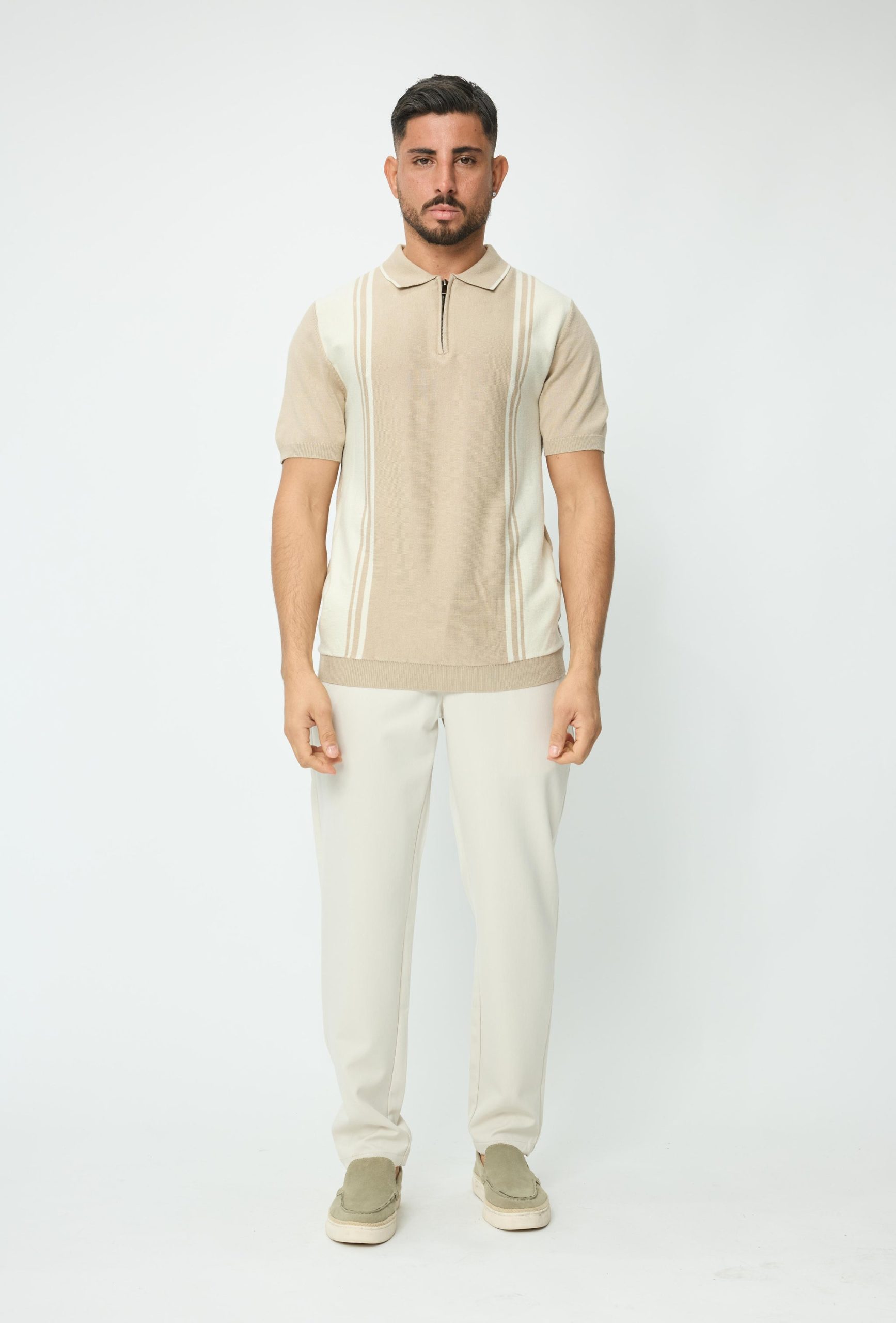 Polo à rayures latérales - Afbeelding 3