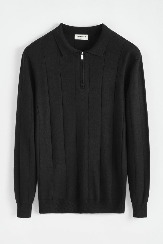 Lange mouwen uni trui