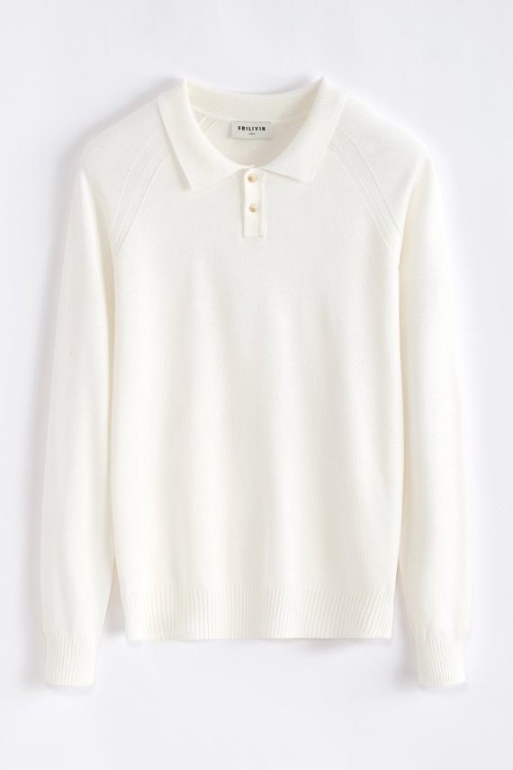 Pull uni manches longues