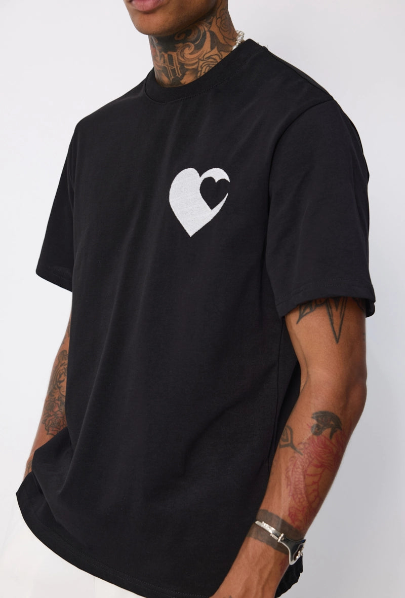 T-shirt met patroon op de voorkant - Afbeelding 2