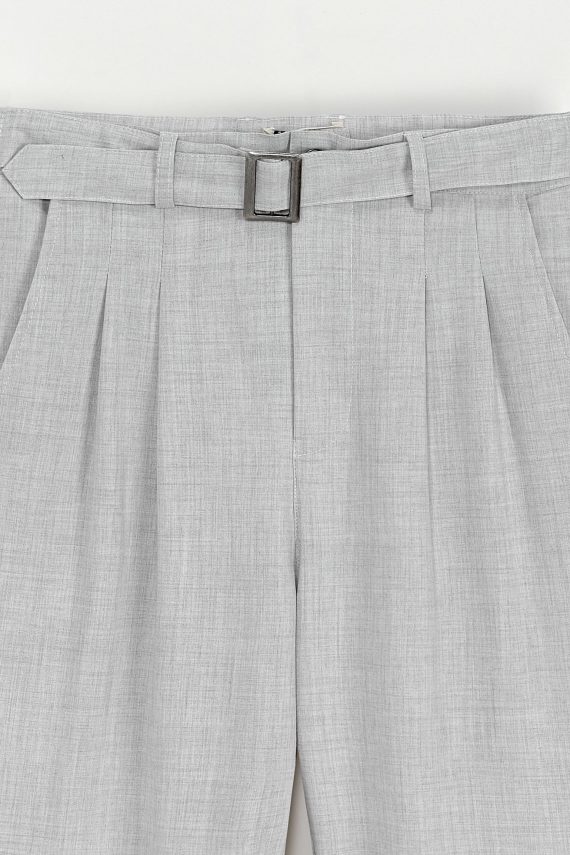 Effen broek met rechte snit