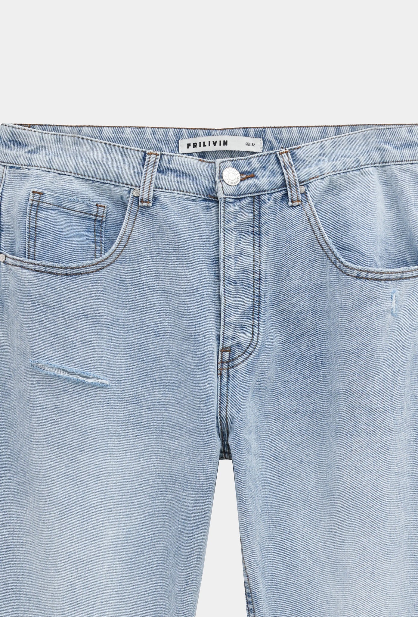 Pantalon en jean coupe droite - Afbeelding 3