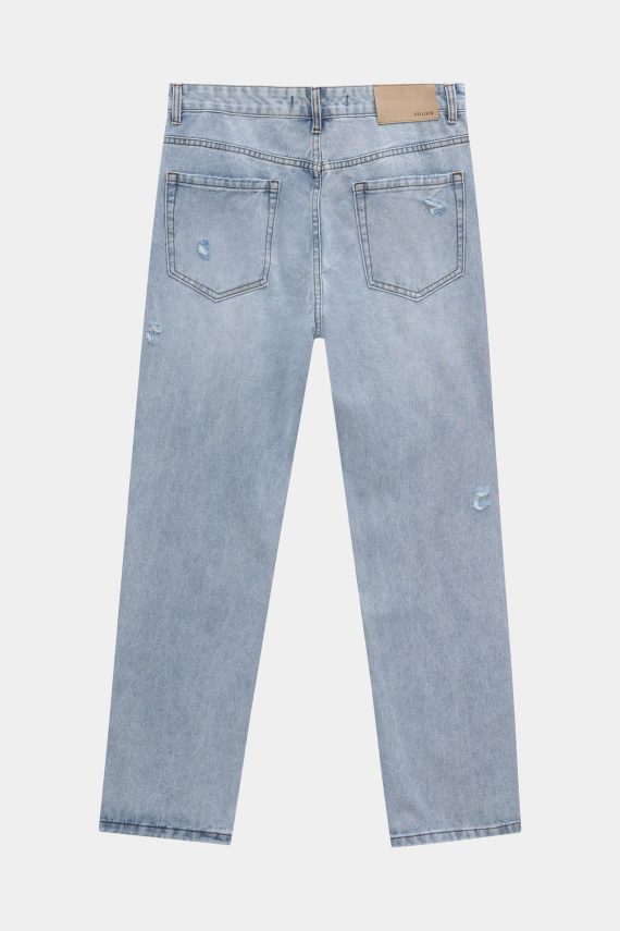 Pantalon en jean coupe droite