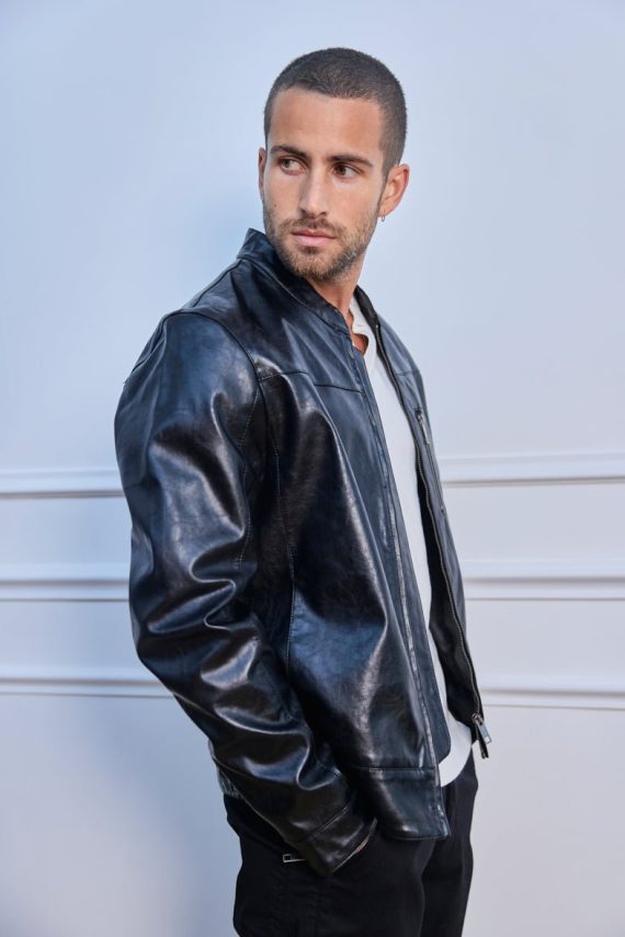 Jas in bikerstijl