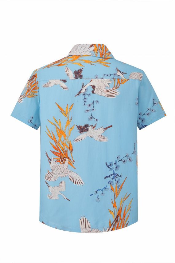 Shirt met korte mouwen en bloemenpatronen