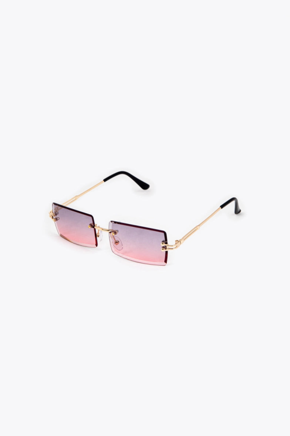 Randloze rechthoekige zonnebril