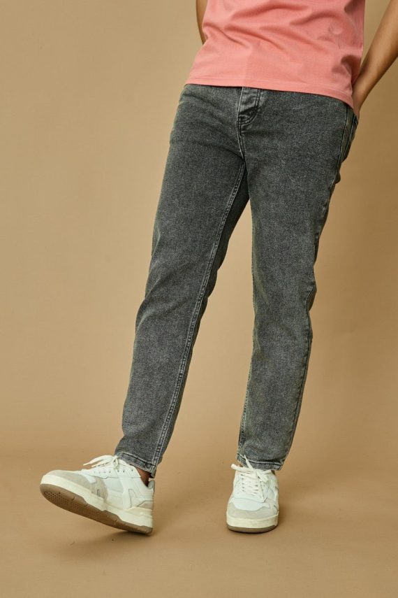 Basic jeans met normale pasvorm